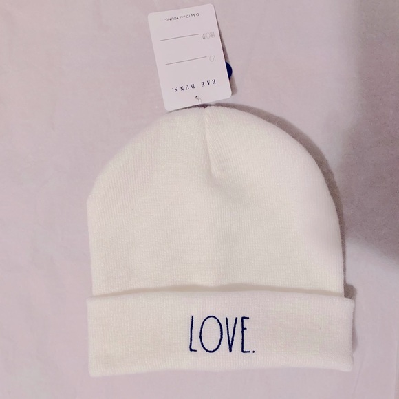 Rae Dunn Love Toque Hat - Picture 1 of 3